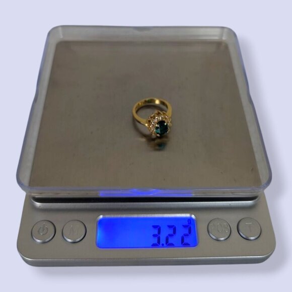 Vintage Glass Stone Costume Ring - Picture 9 of 9